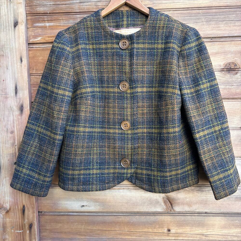 Vintage Pendelton Plaid Wool Jacket